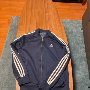 Adidas three stripes zip up jacket